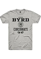 Ramiyah Byrd  Cincinnati Bearcats Ash Rally NIL Sport Icon Short Sleeve T Shirt