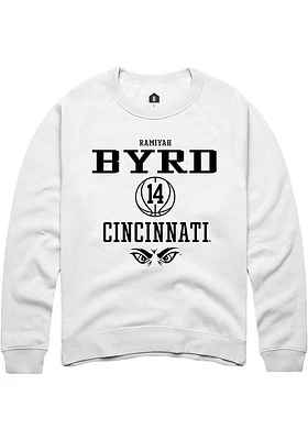 Ramiyah Byrd Rally Cincinnati Bearcats Mens NIL Sport Icon Long Sleeve Crew Sweatshirt