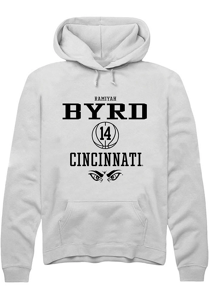 Ramiyah Byrd Rally Cincinnati Bearcats Mens NIL Sport Icon Long Sleeve Hoodie