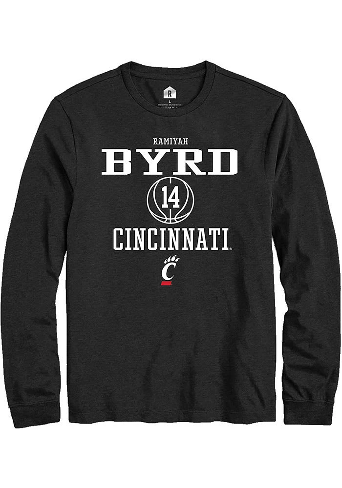 Ramiyah Byrd Cincinnati Bearcats Rally NIL Sport Icon Long Sleeve T Shirt