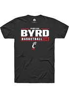 Ramiyah Byrd Cincinnati Bearcats Rally NIL Stacked Box Short Sleeve T Shirt