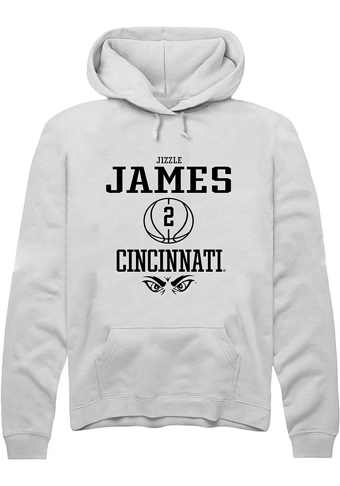 Jizzle James Rally Cincinnati Bearcats Mens NIL Sport Icon Long Sleeve Hoodie