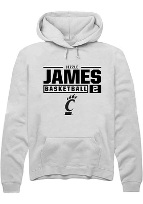 Jizzle James Rally Cincinnati Bearcats Mens NIL Stacked Box Long Sleeve Hoodie