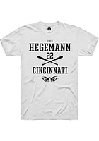 Josh Hegemann Cincinnati Bearcats Rally NIL Sport Icon Short Sleeve T Shirt