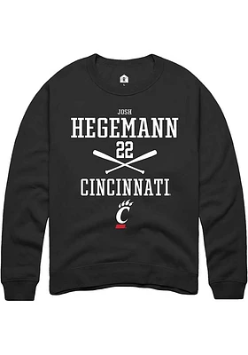 Josh Hegemann Rally Cincinnati Bearcats Mens NIL Sport Icon Long Sleeve Crew Sweatshirt