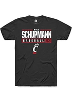 Kyle Schupmann Cincinnati Bearcats Rally NIL Stacked Box Short Sleeve T Shirt