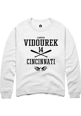 Landyn Vidourek Rally Cincinnati Bearcats Mens NIL Sport Icon Long Sleeve Crew Sweatshirt