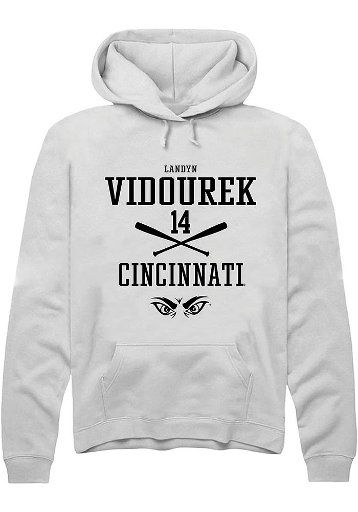 Landyn Vidourek Rally Cincinnati Bearcats Mens NIL Sport Icon Long Sleeve Hoodie