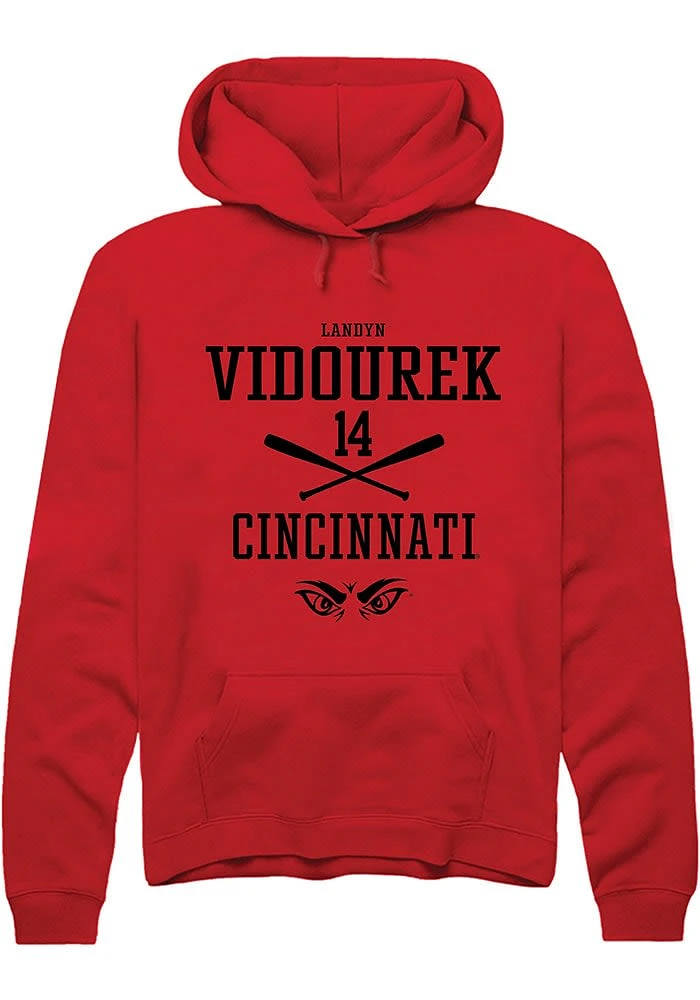Landyn Vidourek Rally Cincinnati Bearcats Mens NIL Sport Icon Long Sleeve Hoodie