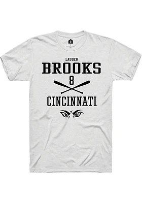 Lauden Brooks Cincinnati Bearcats Rally NIL Sport Icon Short Sleeve T Shirt