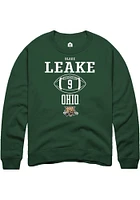 Blake Leake Rally Ohio Bobcats Mens NIL Sport Icon Long Sleeve Crew Sweatshirt