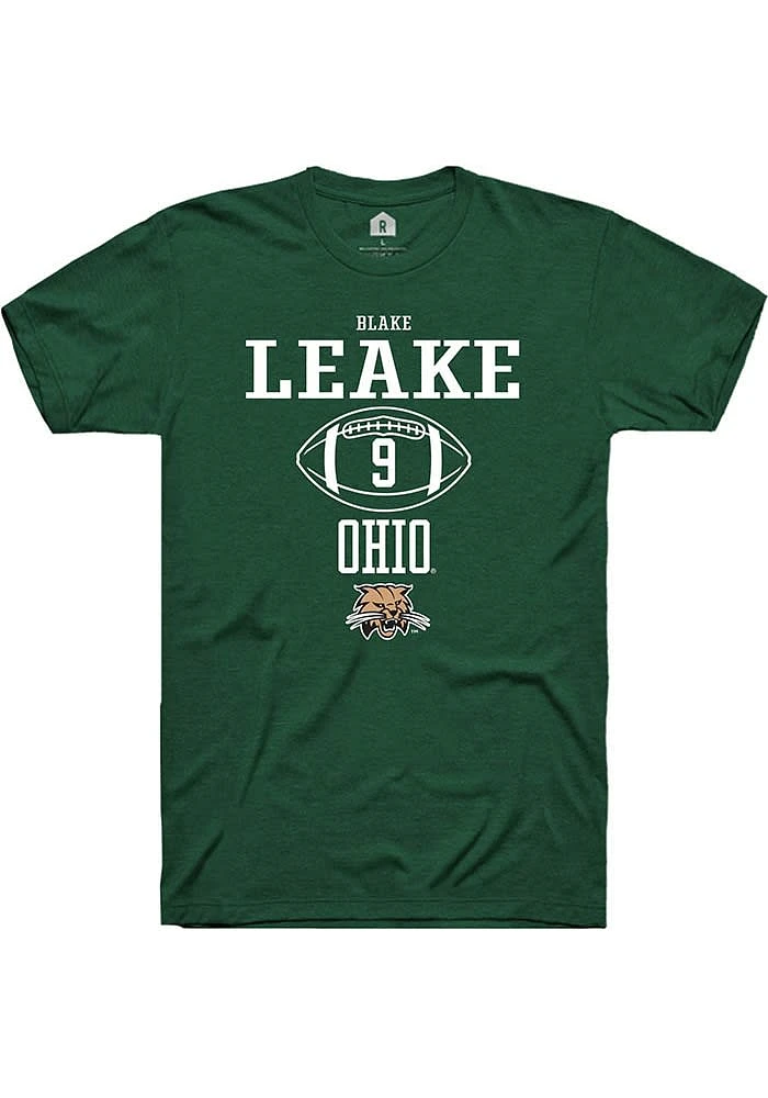 Blake Leake Ohio Bobcats Rally NIL Sport Icon Short Sleeve T Shirt