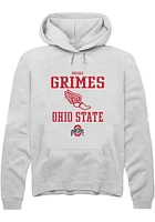 Nicole Grimes Rally Ohio State Buckeyes Mens NIL Sport Icon Long Sleeve Hoodie