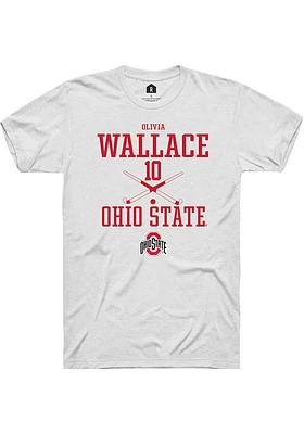 Olivia Wallace Ohio State Buckeyes Rally NIL Sport Icon Short Sleeve T Shirt