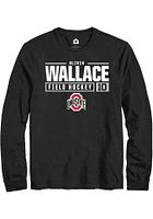 Olivia Wallace Ohio State Buckeyes Rally NIL Stacked Box Long Sleeve T Shirt