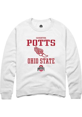 Samantha Potts Rally Ohio State Buckeyes Mens NIL Sport Icon Long Sleeve Crew Sweatshirt