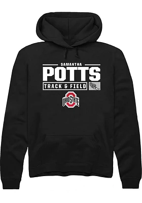 Samantha Potts Rally Ohio State Buckeyes Mens NIL Stacked Box Long Sleeve Hoodie