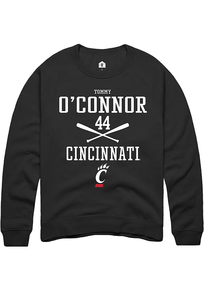 Tommy O'Connor Rally Cincinnati Bearcats Mens NIL Sport Icon Long Sleeve Crew Sweatshirt