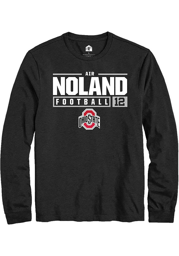 Prentiss Air Noland Ohio State Buckeyes Rally NIL Stacked Box Long Sleeve T Shirt