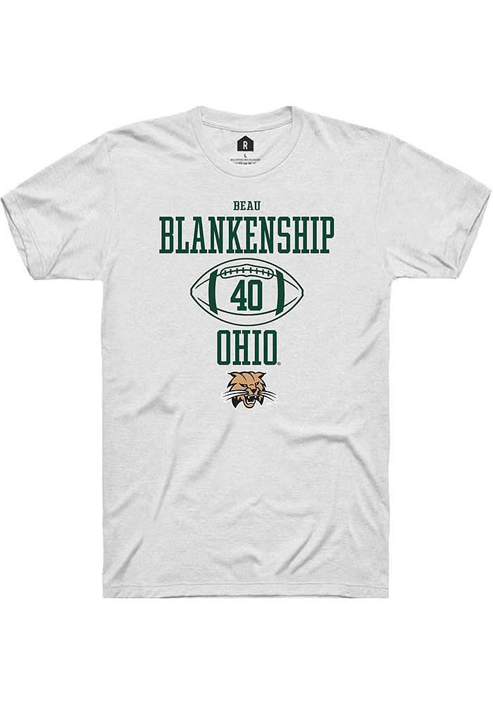 Beau Blankenship Ohio Bobcats Rally NIL Sport Icon Short Sleeve T Shirt