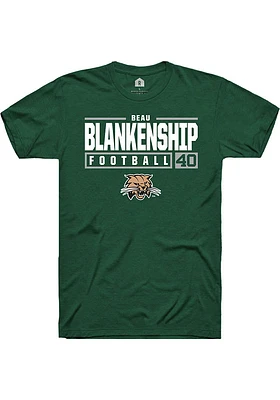 Beau Blankenship Ohio Bobcats Rally NIL Stacked Box Short Sleeve T Shirt