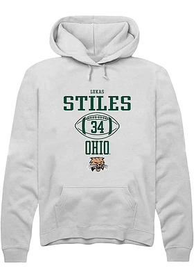 Lukas Stiles Rally Ohio Bobcats Mens NIL Sport Icon Long Sleeve Hoodie