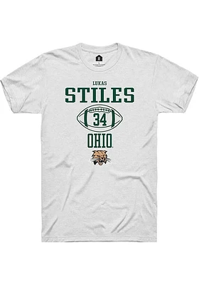 Lukas Stiles Ohio Bobcats Rally NIL Sport Icon Short Sleeve T Shirt