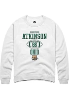 Christophe Atkinson Rally Ohio Bobcats Mens NIL Sport Icon Long Sleeve Crew Sweatshirt