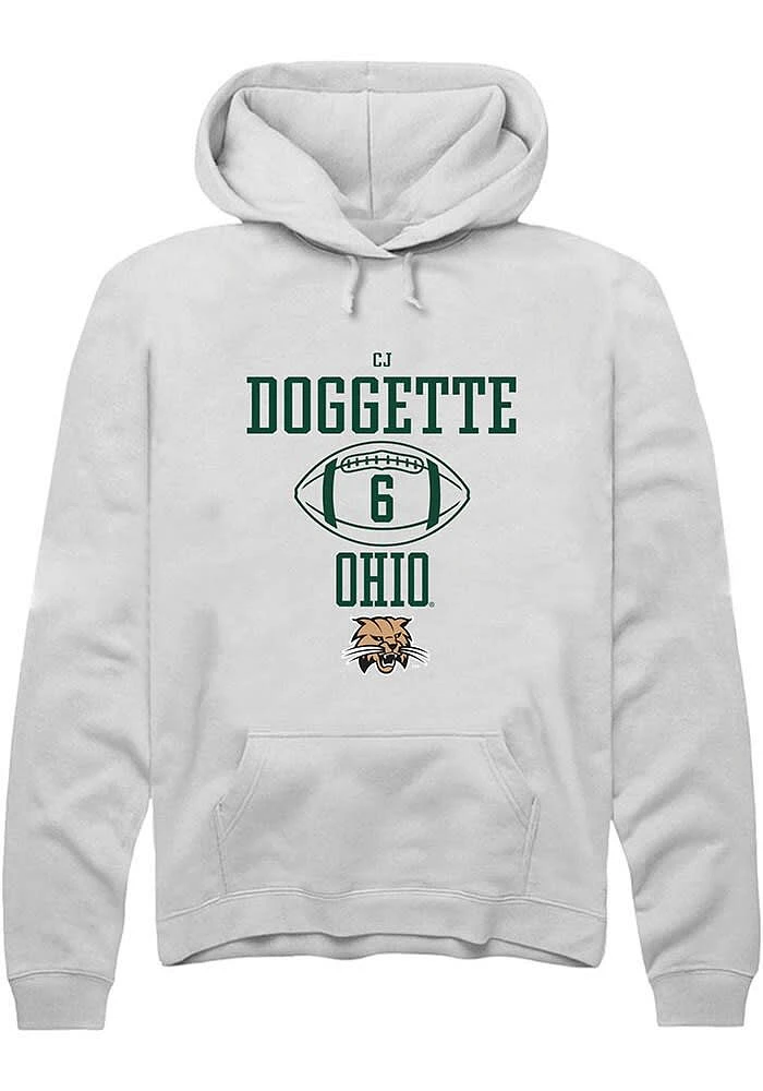 CJ Doggette Rally Ohio Bobcats Mens NIL Sport Icon Long Sleeve Hoodie