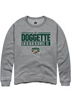 CJ Doggette  Rally Ohio Bobcats Mens Graphite NIL Stacked Box Long Sleeve Crew Sweatshirt