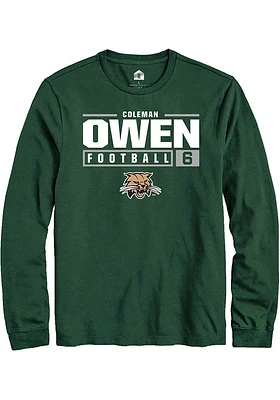 Coleman Owen Ohio Bobcats Rally NIL Stacked Box Long Sleeve T Shirt