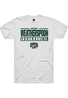 Davion Weatherspoon Ohio Bobcats Rally NIL Stacked Box Short Sleeve T Shirt