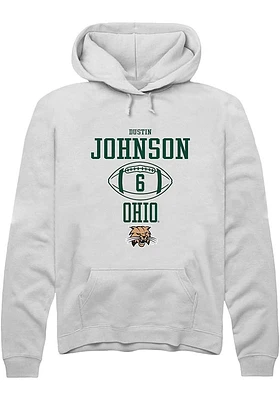 Dustin Johnson Rally Ohio Bobcats Mens NIL Sport Icon Long Sleeve Hoodie