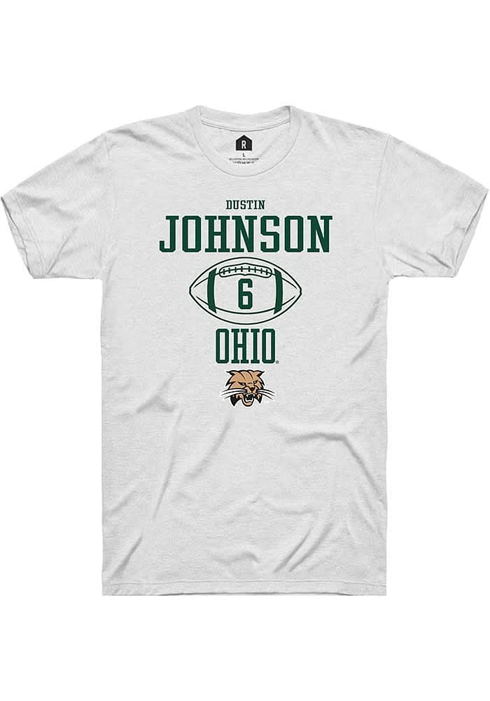 Dustin Johnson Ohio Bobcats Rally NIL Sport Icon Short Sleeve T Shirt