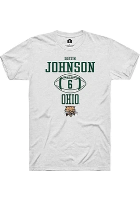 Dustin Johnson Ohio Bobcats Rally NIL Sport Icon Short Sleeve T Shirt