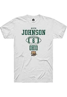 Dustin Johnson Ohio Bobcats Rally NIL Sport Icon Short Sleeve T Shirt