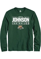 Dustin Johnson Ohio Bobcats Rally NIL Stacked Box Long Sleeve T Shirt