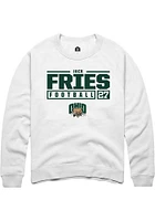 Jack Fries Rally Ohio Bobcats Mens NIL Stacked Box Long Sleeve Crew Sweatshirt