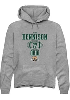 Jacob Dennison  Rally Ohio Bobcats Mens Graphite NIL Sport Icon Long Sleeve Hoodie