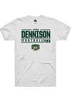 Jacob Dennison Ohio Bobcats Rally NIL Stacked Box Short Sleeve T Shirt