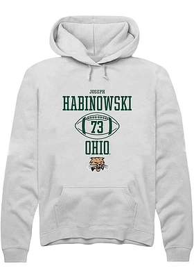 Joseph Habinowski Rally Ohio Bobcats Mens NIL Sport Icon Long Sleeve Hoodie