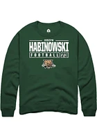 Joseph Habinowski Rally Ohio Bobcats Mens NIL Stacked Box Long Sleeve Crew Sweatshirt