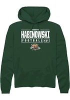 Joseph Habinowski Rally Ohio Bobcats Mens NIL Stacked Box Long Sleeve Hoodie