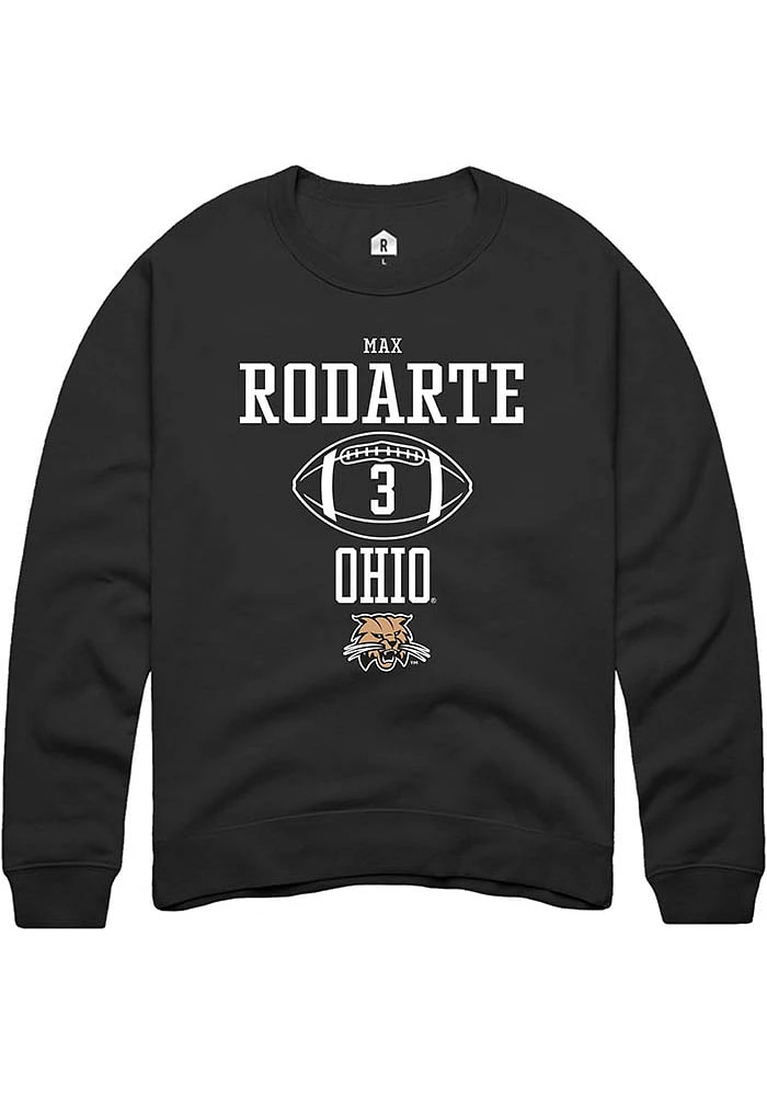 Max Rodarte Rally Ohio Bobcats Mens NIL Sport Icon Long Sleeve Crew Sweatshirt