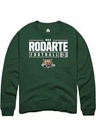 Max Rodarte Rally Ohio Bobcats Mens NIL Stacked Box Long Sleeve Crew Sweatshirt