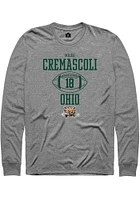 Miles Cremascoli  Ohio Bobcats Graphite Rally NIL Sport Icon Long Sleeve T Shirt