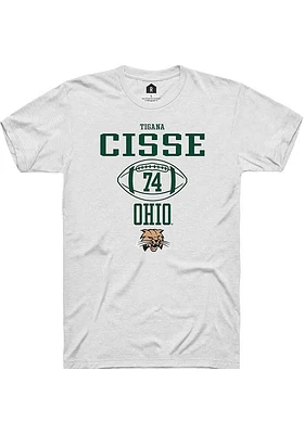 Tigana Cisse Ohio Bobcats Rally NIL Sport Icon Short Sleeve T Shirt