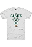 Tigana Cisse Ohio Bobcats Rally NIL Sport Icon Short Sleeve T Shirt