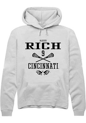 Alexis Rich Rally Cincinnati Bearcats Mens NIL Sport Icon Long Sleeve Hoodie