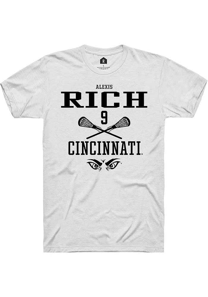 Alexis Rich Cincinnati Bearcats Rally NIL Sport Icon Short Sleeve T Shirt